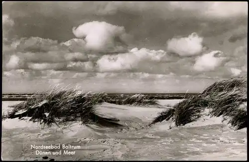 Ansichtskarte Baltrum Nordseebad Dünen und Meer Nordsee Strand 1960