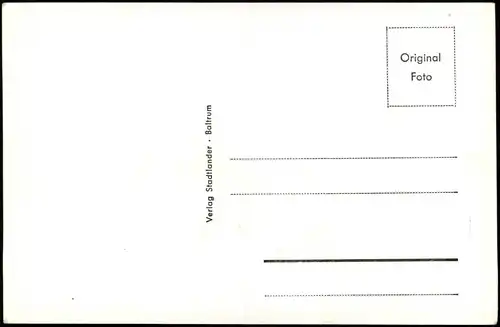 Ansichtskarte Baltrum Nordseebad Dünen und Meer Nordsee Strand 1960