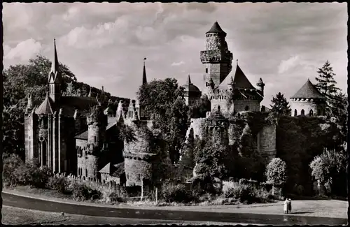 Ansichtskarte Bad Wilhelmshöhe-Kassel Cassel Löwenburg - Fotokarte 1961