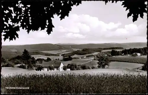 Ansichtskarte Rimbach Tromm Odenwald Blick gegen das Ulfenbachtal 1961