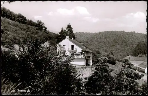 Brauersdorf Kr. Siegen-Netphen Pension und Gaststätte Haus Sonneck 1964