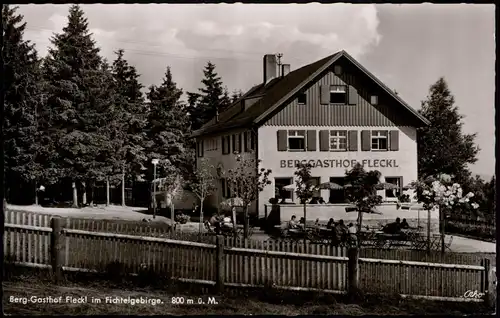 Fleckl-Warmensteinach Berg-Gasthof Fleckl Fichtelgebirge. 800 m ü. M. 1961