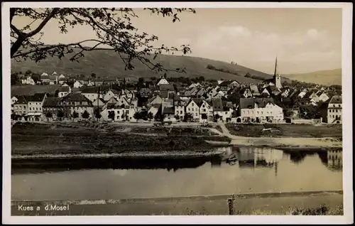 Bernkastel-Kues Berncastel-Cues Blick auf die Stadt - Fotokarte 1946