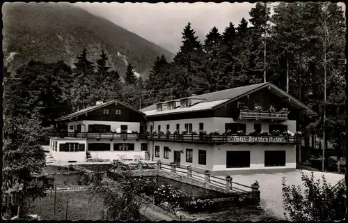 Ansichtskarte Schleching Hotel und Berghotel Breitenstein 1960