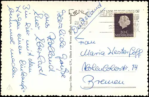 Postkaart Venlo St. Jorisstraaat 1962