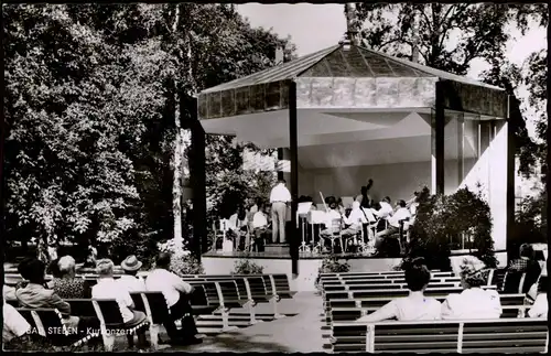 Ansichtskarte Bad Steben Kurkonzert - Fotokarte 1964