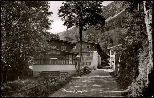 Ansichtskarte Josefstal-Schliersee Alpenhof Josefstal Talstation Seilbahn 1961