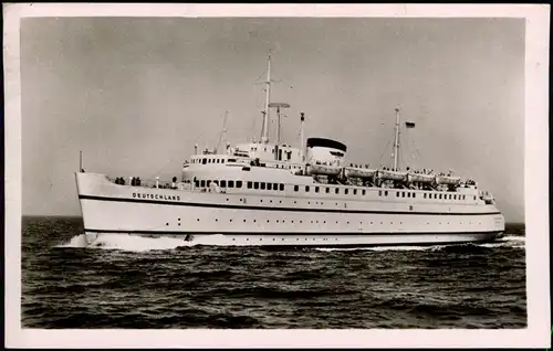 HOCHSEE-FÄHRSCHIFF DEUTSCHLAND Schiffe Dampfer Steamer 1967  gel. von Schweden