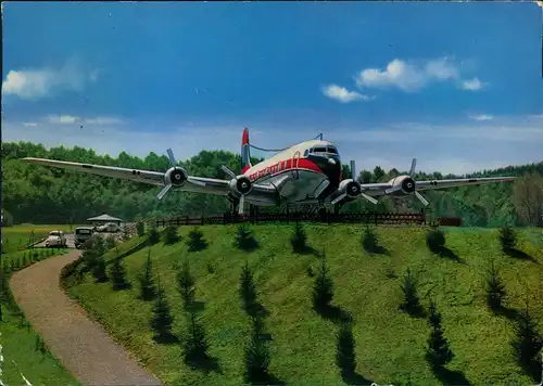 Preußisch Oldendorf Flugzeug-Café-Bar mit Airplane D.C.  VW Käfer 1972