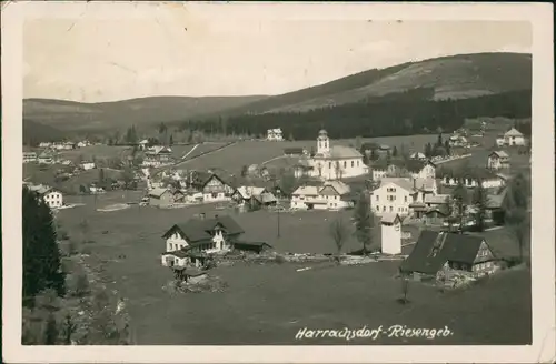 Harrachsdorf Harrachov Panorama-Ansicht Harrachsdorf im Riesengebirge 1943