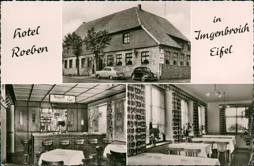 Imgenbroich-Monschau Eifel   Gasthaus HOTEL ROEBEN Neuzeitliches Haus 1960