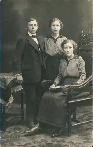 Menschen Soziales Leben & Familienfotos: Familien Atelier-Fotografie 1910