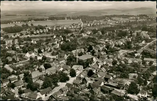 Waldbröl Luftbild Totalansicht vom Flugzeug aus, Luftaufnahme 1962