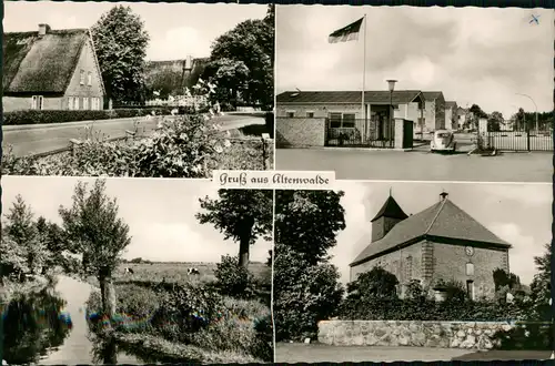 Altenwalde-Cuxhaven Gruß aus Altenwalde, Mehrbild-AK Ortsansichten 1960