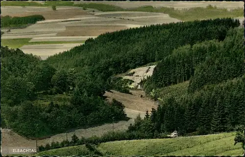 Ansichtskarte Odenspiel Umland-Ansicht im Oberbergischen Land 1962