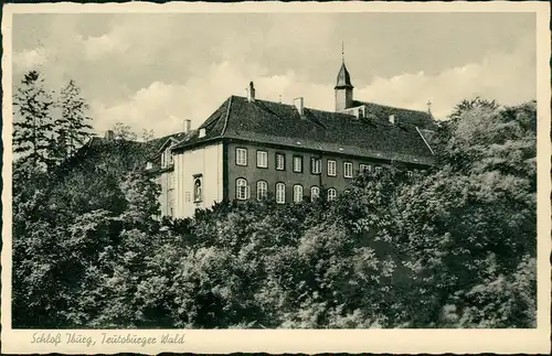 Ansichtskarte Bad Iburg Schloss (Castle) Iburg im Teutoburger Wald 1955