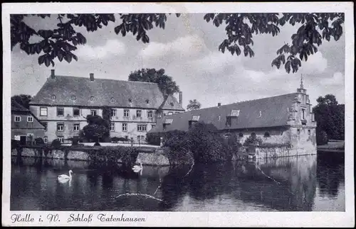 Halle (Westfalen) Wasserschloss Tatenhausen (Schloss Castle) 1949