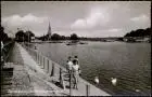 Ansichtskarte Schleswig (Sleswig/Slesvig) Schlei Partie Schleipromenade 1960
