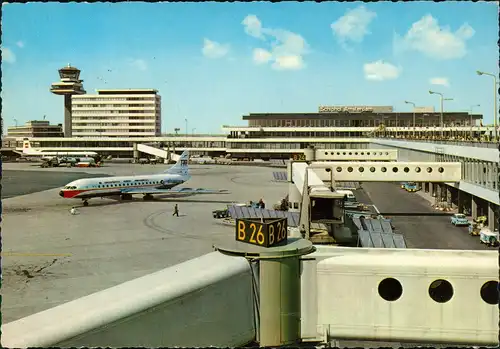 Amsterdam Amsterdam Flughafen Schiphol (Airport) Terminal und Vorfeld 1970