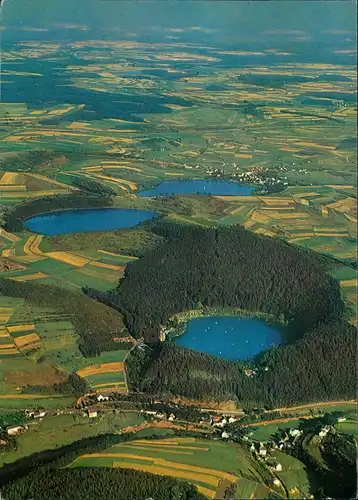 Ansichtskarte Gemünden-Daun Gemündener Maar 1971