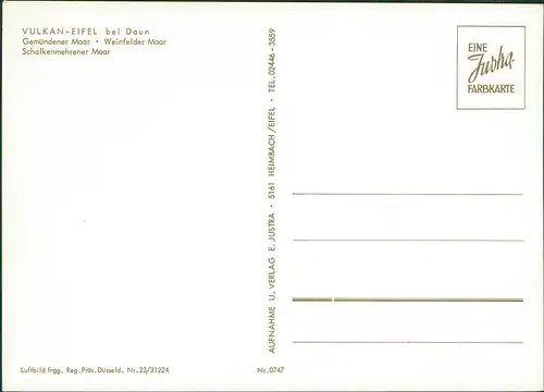 Ansichtskarte Gemünden-Daun Gemündener Maar 1971