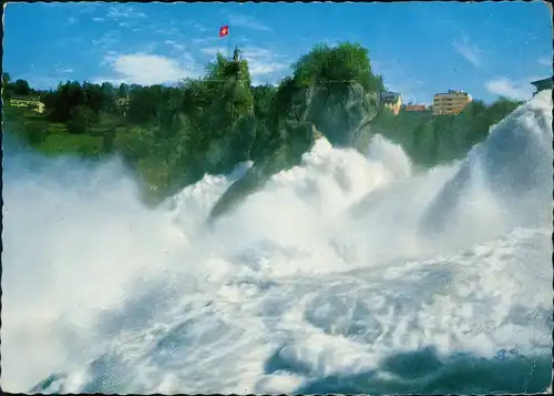 Ansichtskarte Neuhausen am Rheinfall Rheinfall River Rhine Waterfall 1969