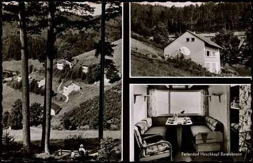 Ansichtskarte Baiersbronn 3 Bild: Feriendorf Hirschkopf 1963