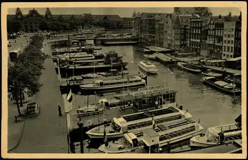 Postkaart Amsterdam Amsterdam Reederij Plas 1956