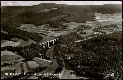 Ansichtskarte Hetzbach-Oberzent Luftbild 1961