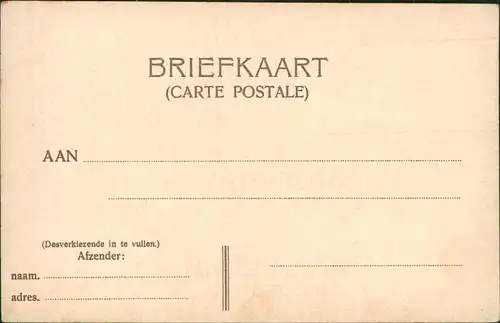 Postkaart Rotterdam Rotterdam Het Historische Huis In duizend Ureezen 1911