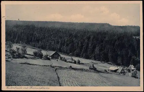 Lomnitz-Wüstegiersdorf Łomnica Głuszyca Eulenbaude u. Bismarckturm 1928