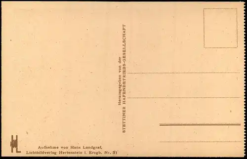 Postcard Stettin Szczecin Hakenterrasse Schiffe 1928