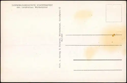 Ansichtskarte Schöppenstedt Jugendbildungsstätte 2 Bild 1963