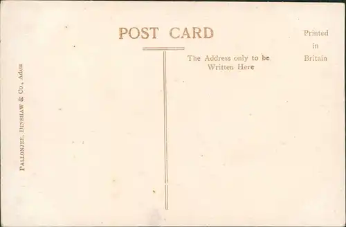Postcard Aden Jemen عدن Post Office Bay 1926