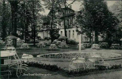 Ansichtskarte Rheine Westfalen Soolbad Gottesgabe Garten - Bentlage 1938