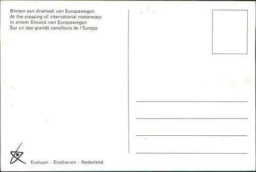 Eindhoven Binnen een driehoek van Europawegen Luftbild Evoluon 1991