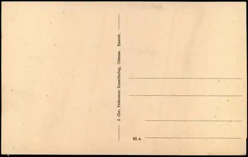 Postcard Odense (Dänemark) Straßenpartie, Grand Hotel 1912