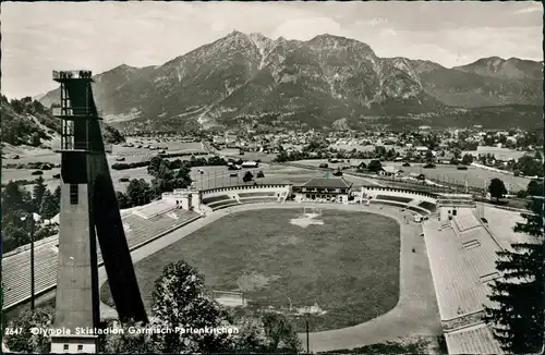 Garmisch-Partenkirchen Olympia Skistation und Sprungschanze 1960