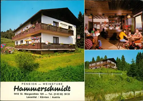 Kärnten PENSION WEINSTUBE Hammerschmidt Lavanttal (Mehrbild-AK) 1970