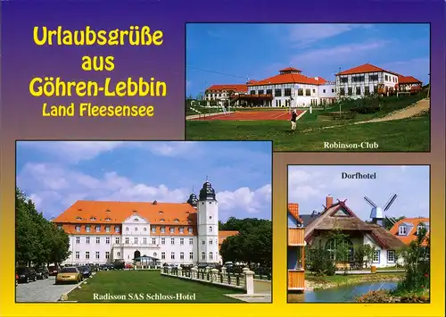 Göhren-Lebbin Land Fleesensee: Robinson-Club, Radission SAS Schlosshotel 2001