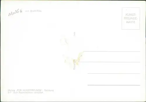 Ansichtskarte  Endlich hab' ich Dich! Mecki mit Fisch, Angler 1960