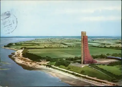 Ansichtskarte Laboe Marinedenkmal Marine-Ehrenmal Navy Memorial Tower 1968