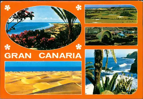 Gran Canaria Playa del Inglés GRAN CANARIA (Mehrbildkarte) 1975