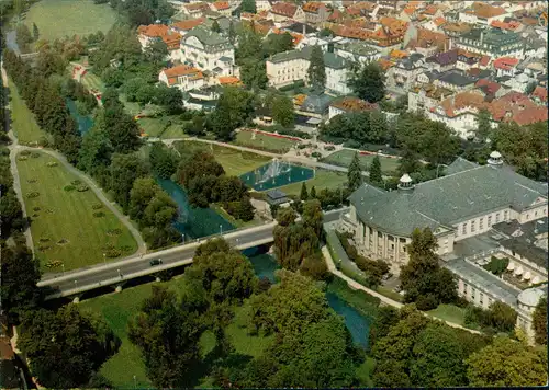 Bad Kissingen Luftbild Luftaufnahme Regentenbau mit Rosengarten 1970