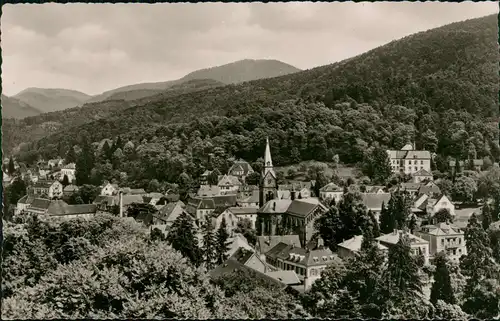 Ansichtskarte Badenweiler Panorama-Ansicht; Ortsansicht 1960