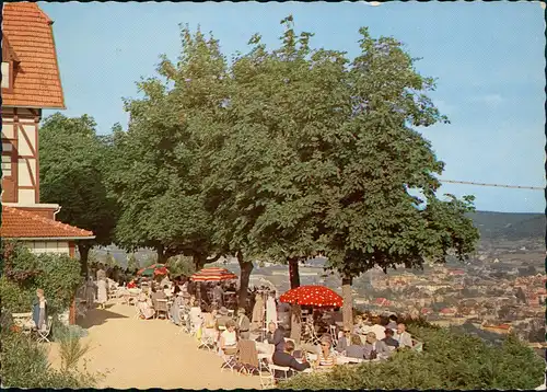 Ansichtskarte Bad Kissingen Blick vom Kaffee-Jagdhaus Messerschmitt 1966