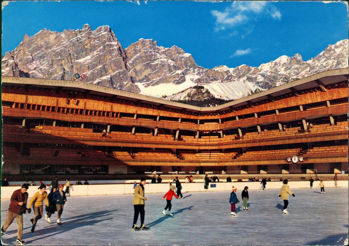 Cartoline Cortina d´Ampezzo Stadio Olimpico del Ghiaccio 1966 Nr