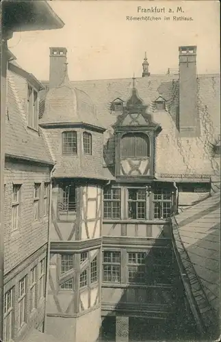 Ansichtskarte Frankfurt am Main Römerhöfchen 1912