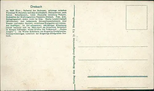 Ansichtskarte Drebach (Erzgebirge) Krokuswiese b. Wolkenstein 1913