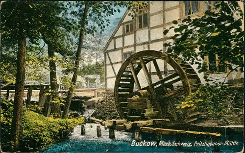 Ansichtskarte Buckow (Märkische Schweiz) Pritzhagener Mühle 1913